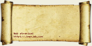 Blaža Mališananin vizit kartica